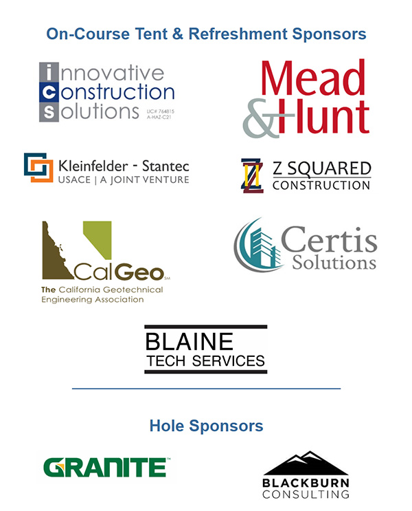 SAME Sacramento Golf Tournament 2026 Sponsors